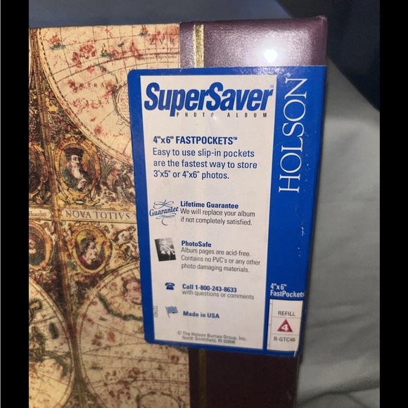 Vintage Map Design Photo Album - Picture 4 of 5